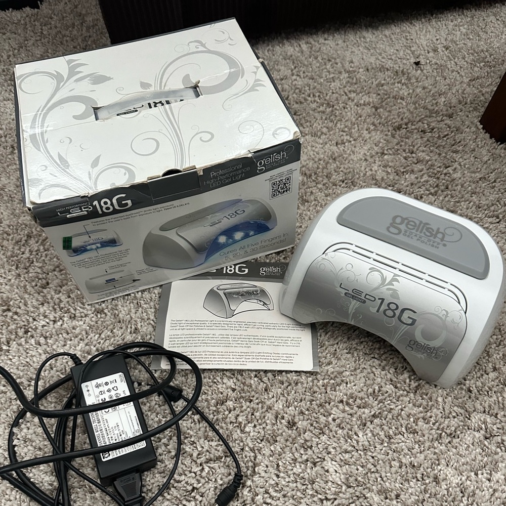 Gelish 18g Professional LED Gel Nail Lamp